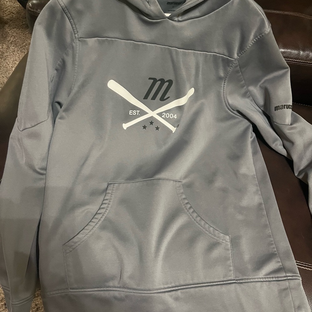 Marucci Gray Hoodie with Logo